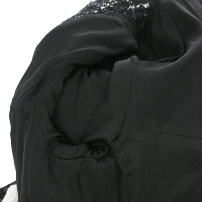 Chanel 2006 Tweed Single Breasted Jacket Black #36