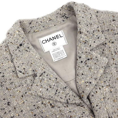 Chanel 1999 Single Breasted Jacket Gray #40
