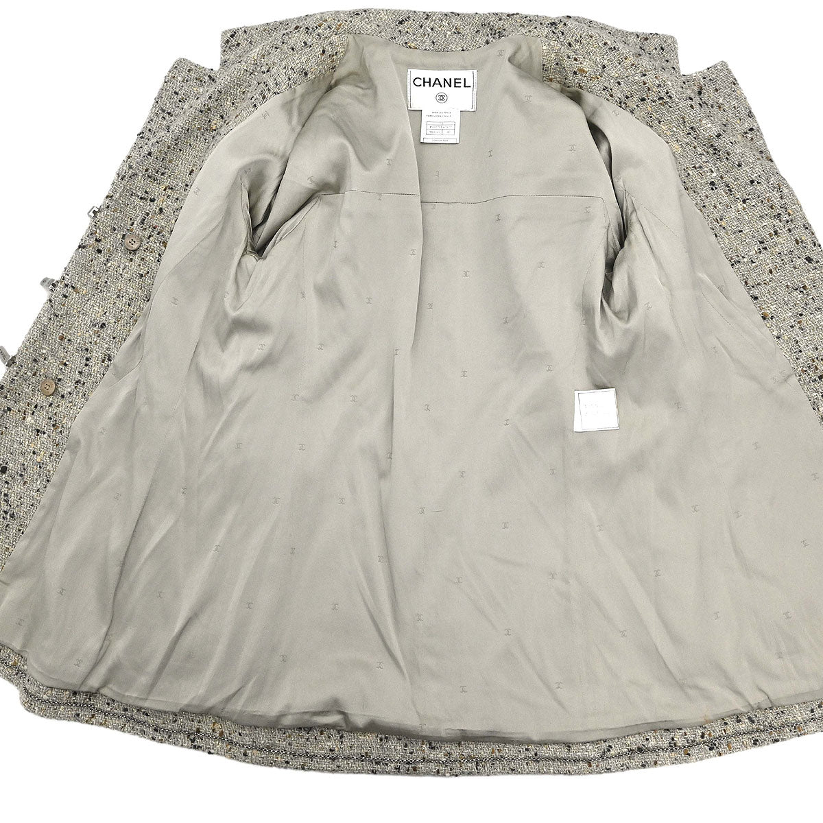 Chanel 1999 Single Breasted Jacket Gray #40
