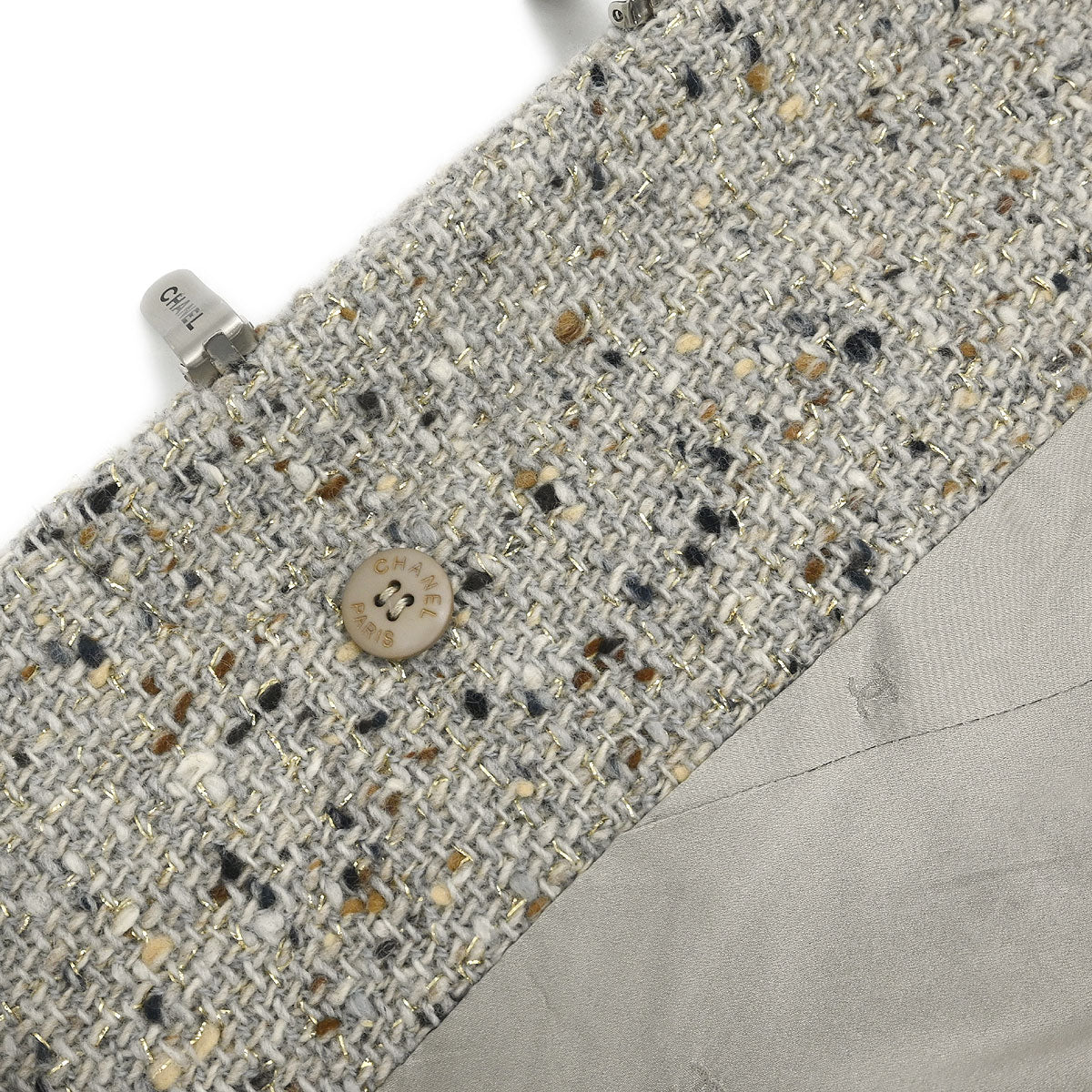 Chanel 1999 Single Breasted Jacket Gray #40