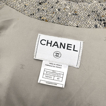 Chanel 1999 Single Breasted Jacket Gray #40