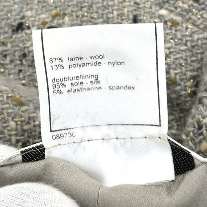 Chanel 1999 Single Breasted Jacket Gray #40