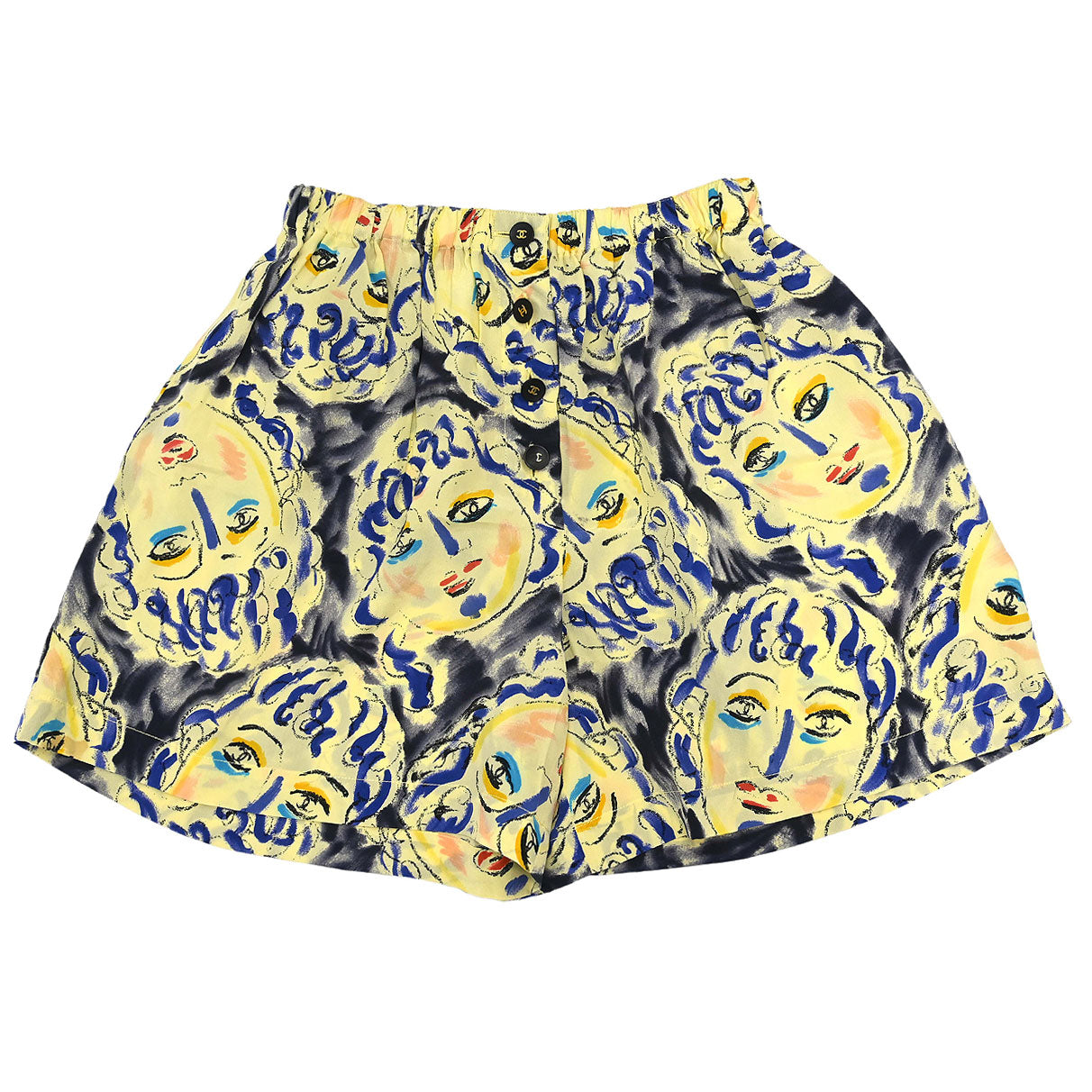 Chanel Mademoiselle Short Pants Yellow #38