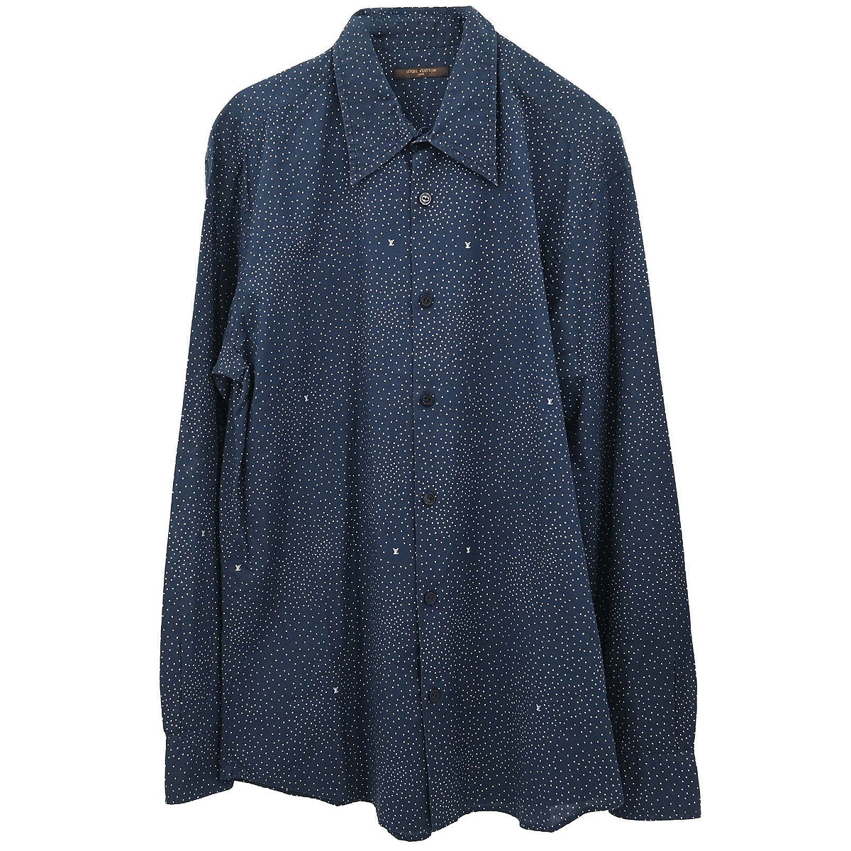 Louis Vuitton Shirt Blouse Top Navy #42