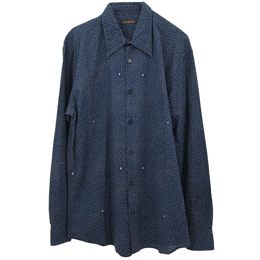 Louis Vuitton Shirt Blouse Top Navy #42