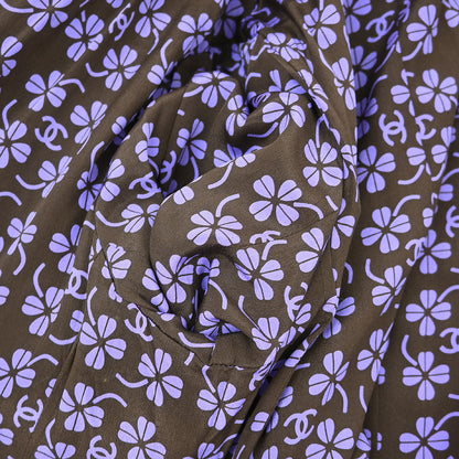 Chanel 2001 Collarless Jacket Purple #40
