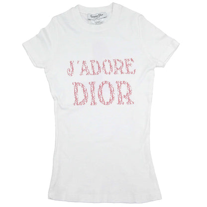 Christian Dior 2004 Short Sleeve T-shirt Top White #36