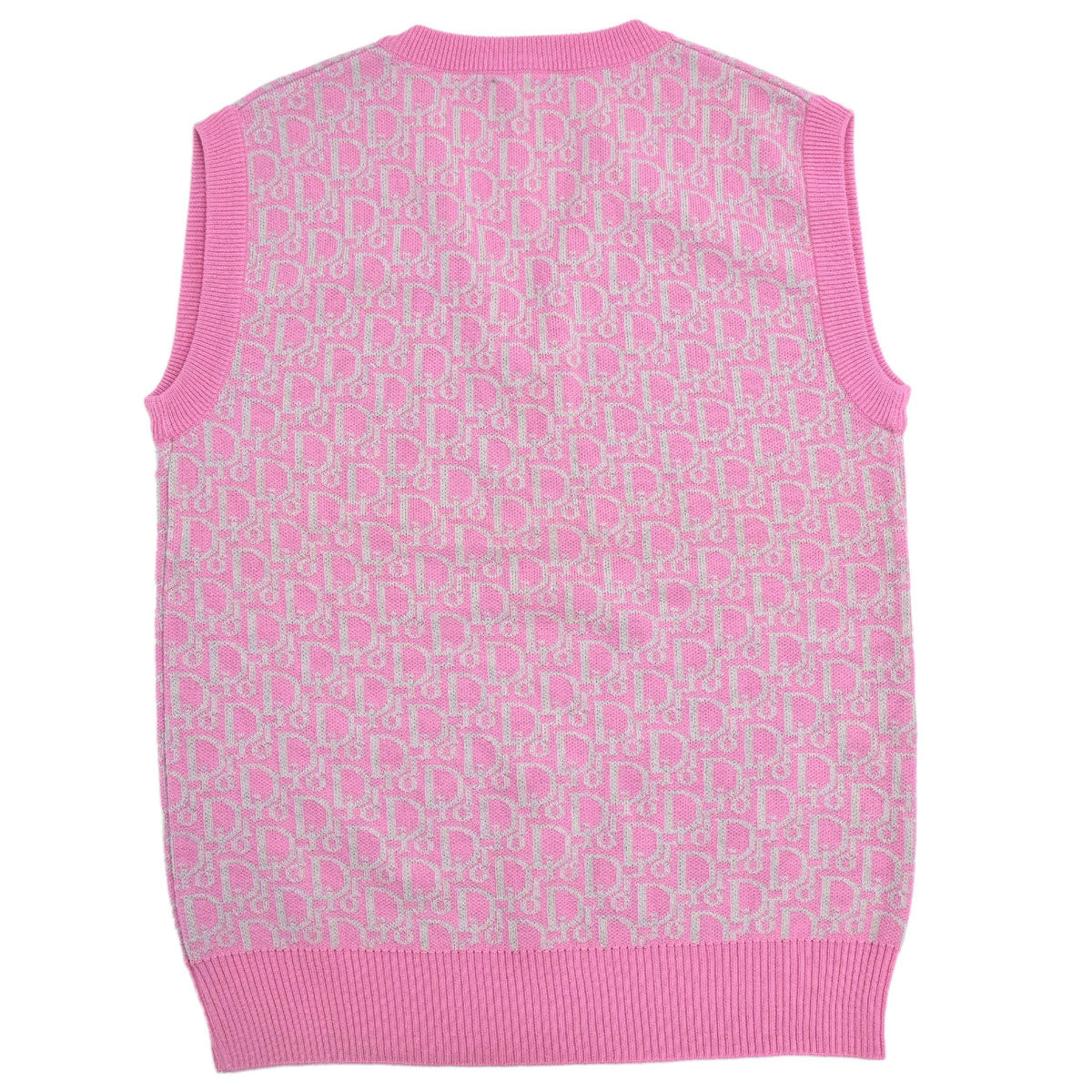 Christian Dior Vest Sweater Trotter Pink #M