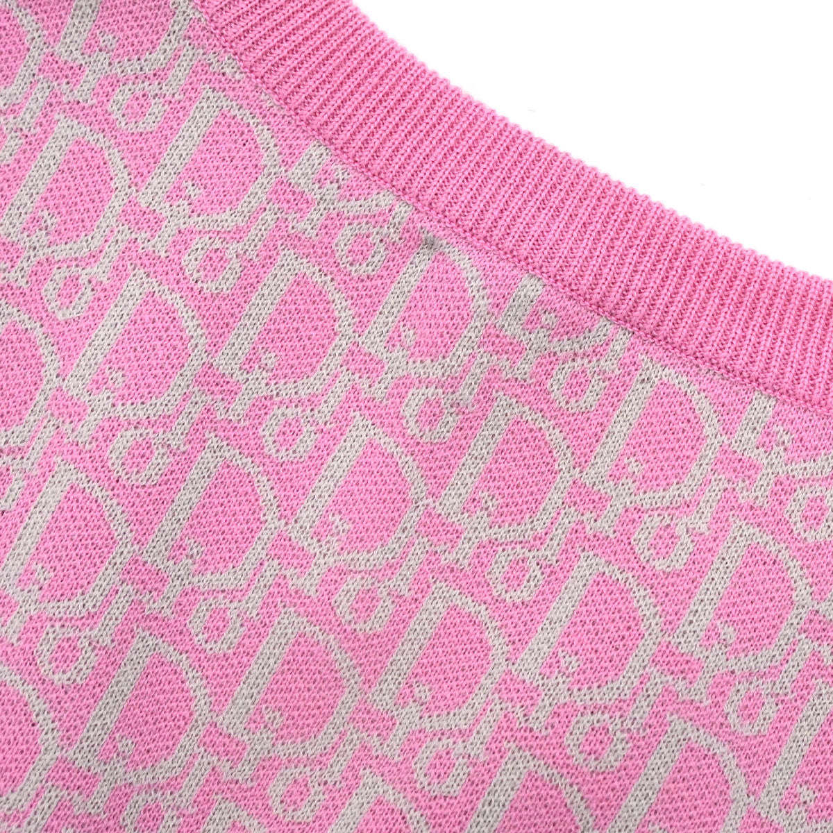 Christian Dior Vest Sweater Trotter Pink #M