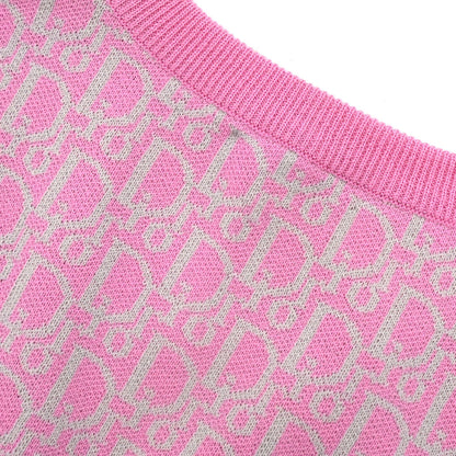 Christian Dior Vest Sweater Trotter Pink #M
