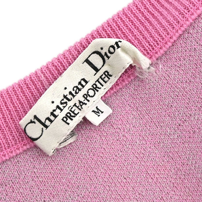 Christian Dior Vest Sweater Trotter Pink #M
