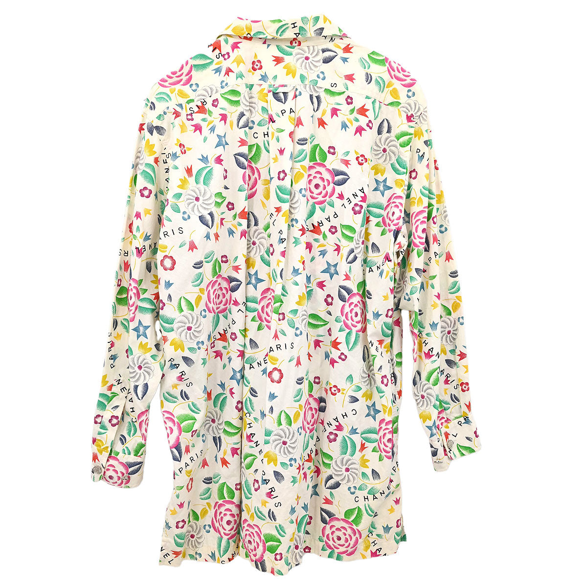 Chanel Blouse Shirt White #38
