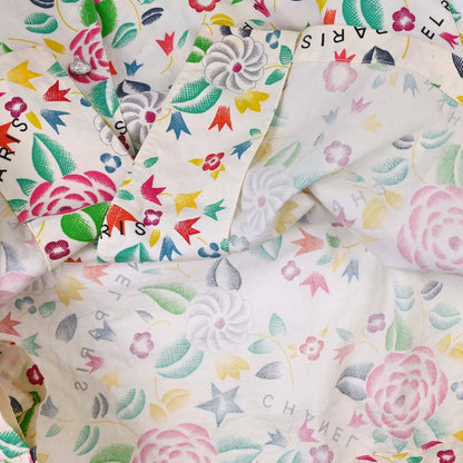 Chanel Blouse Shirt White #38