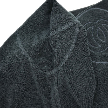 Chanel 2009 Sport Line Belted Bathrobe Style Coat Gown Black #2
