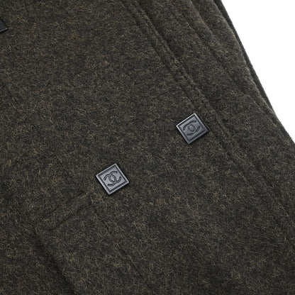 Chanel 2005 Sport Line Double Breasted Jacket Brown #38