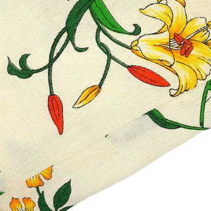 Gucci 1980s Botanical Print Linen Jacket #46