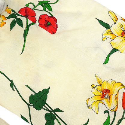 Gucci 1980s Botanical Print Linen Jacket #46