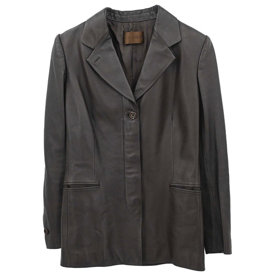 Loewe Single Breasted Jacket Brown #36