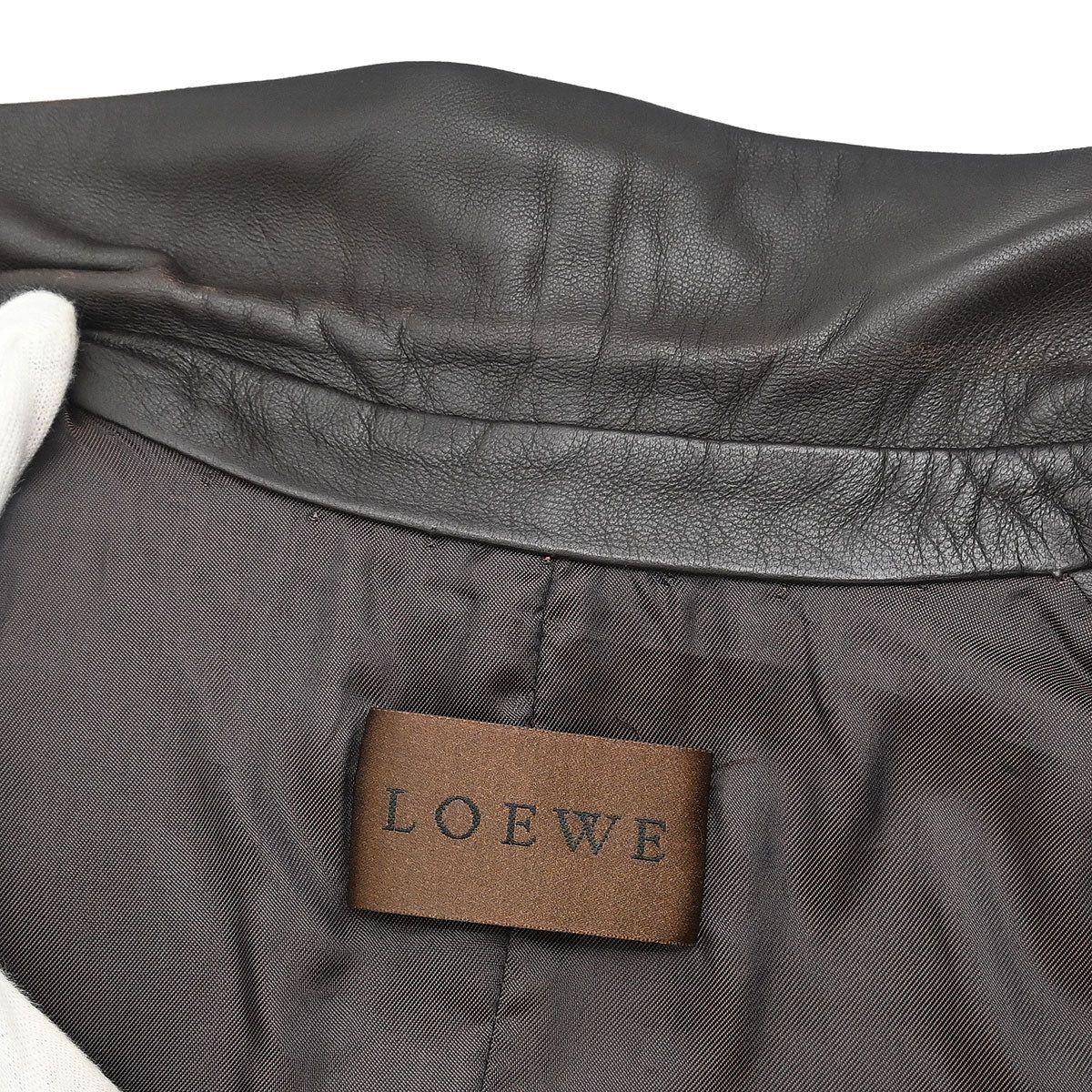 Loewe Single Breasted Jacket Brown #36