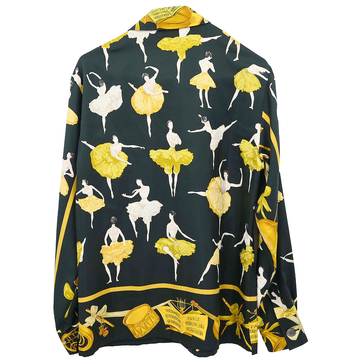 Hermes Silk Shirt La Danse Ballerinas #40