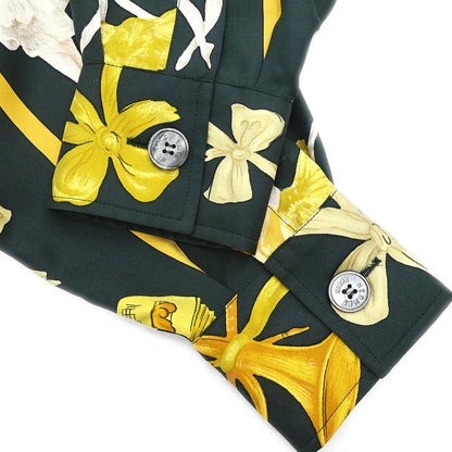 Hermes Silk Shirt La Danse Ballerinas #40