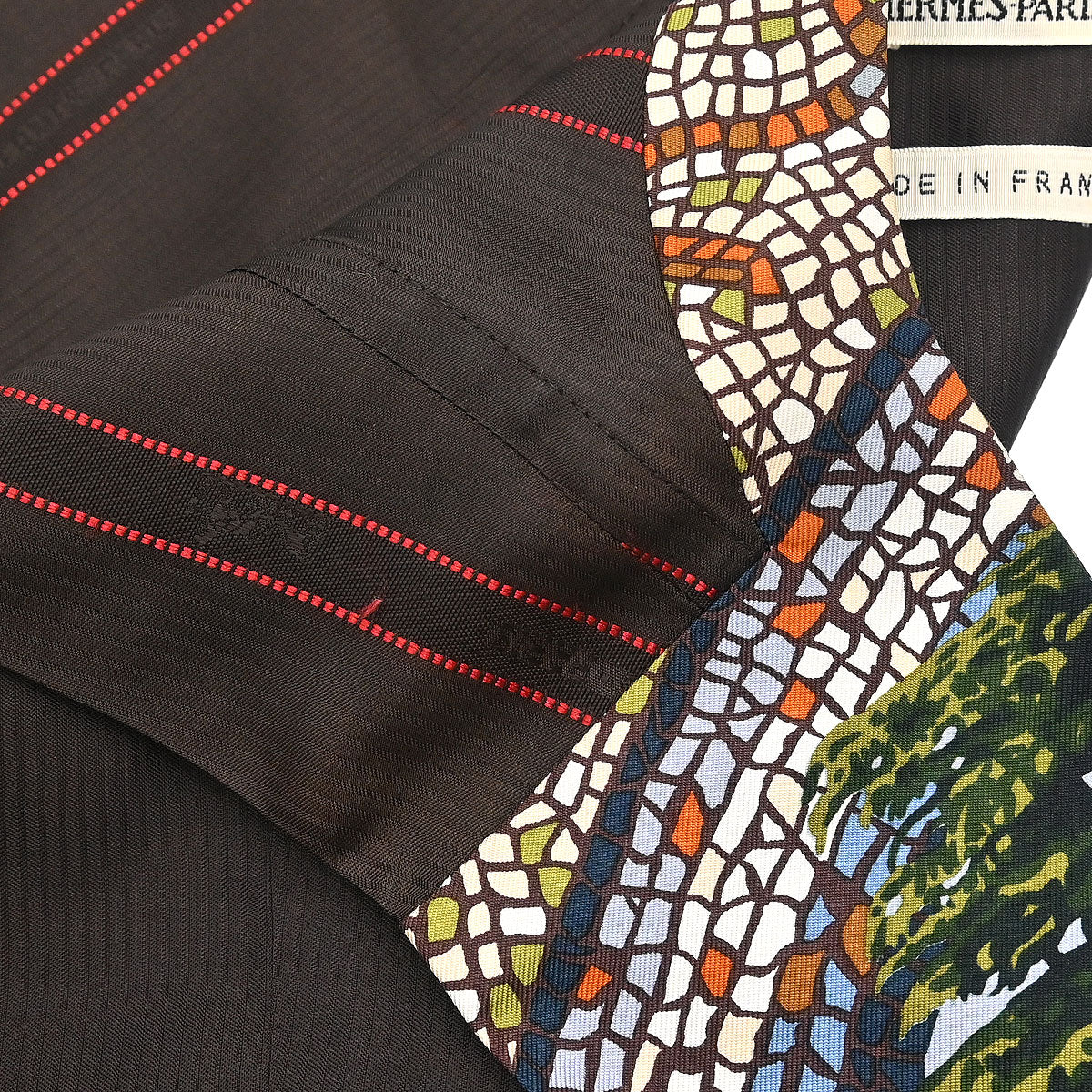 Hermes Sleeveless Jacket Vest Brown #36