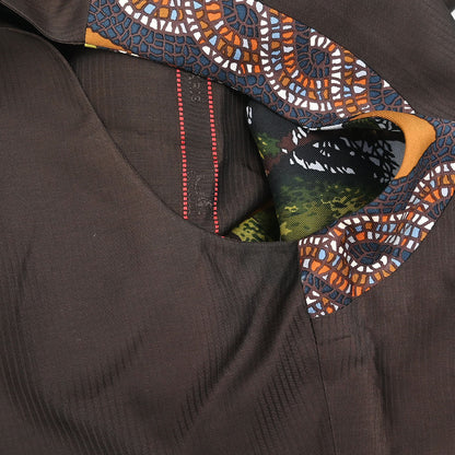 Hermes Sleeveless Jacket Vest Brown #36