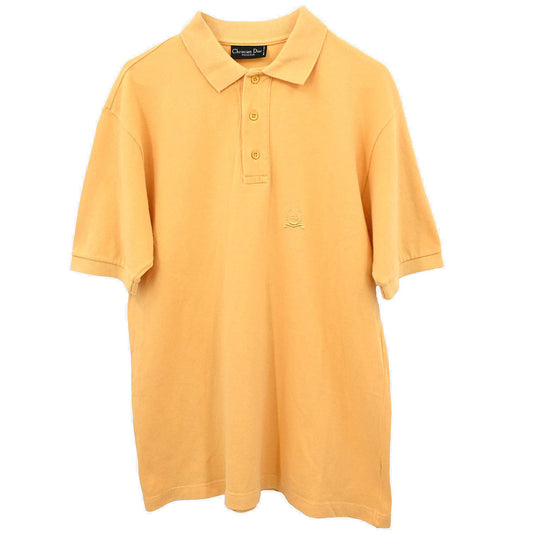 Christian Dior Polo Shirt Top Yellow #50
