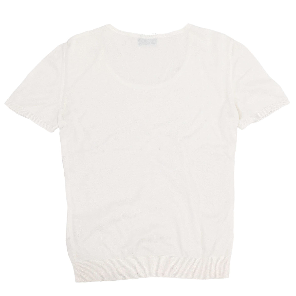 Chanel Short Sleeve T-shirt Top White #36