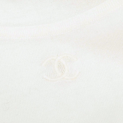 Chanel Short Sleeve T-shirt Top White #36