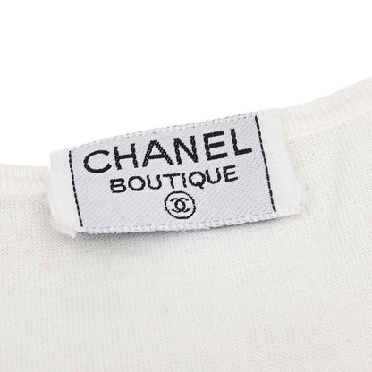 Chanel Short Sleeve T-shirt Top White #36