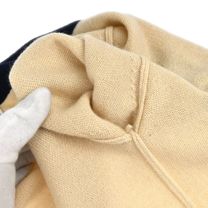 Chanel 1997 Set Cardigan Striped Top Beige #40