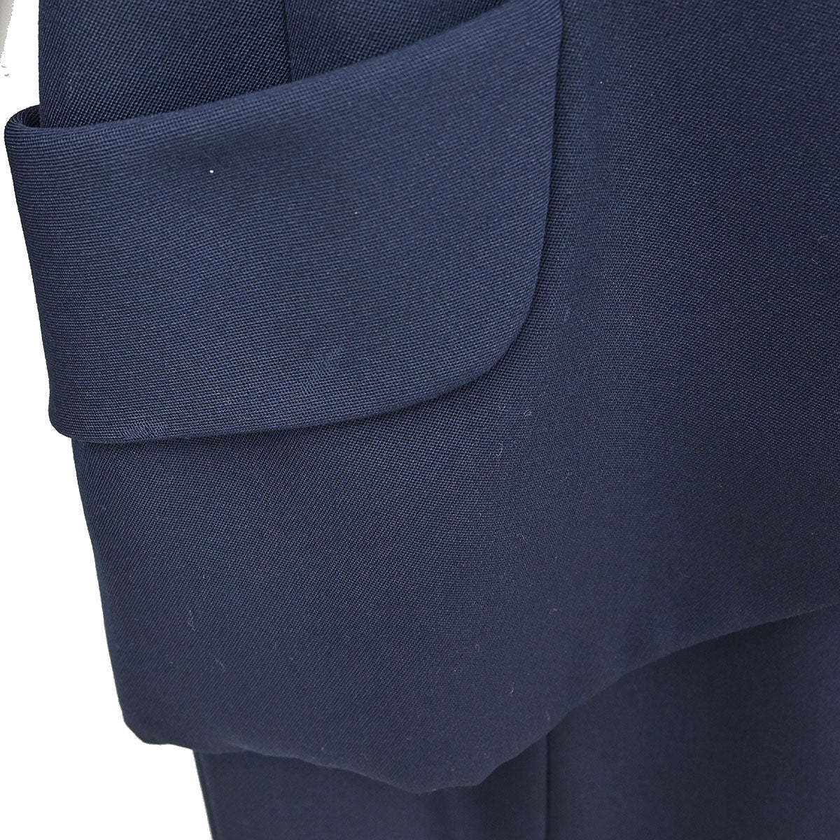 Chanel 1994 Setup Suit Jacket Skirt Navy #36