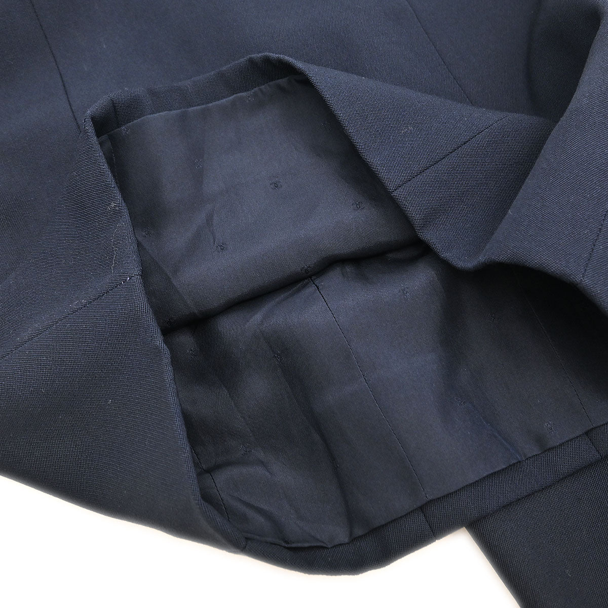 Chanel 1994 Setup Suit Jacket Skirt Navy #36