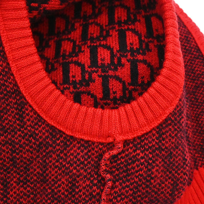 Christian Dior Vest Sweater Trotter Red #L