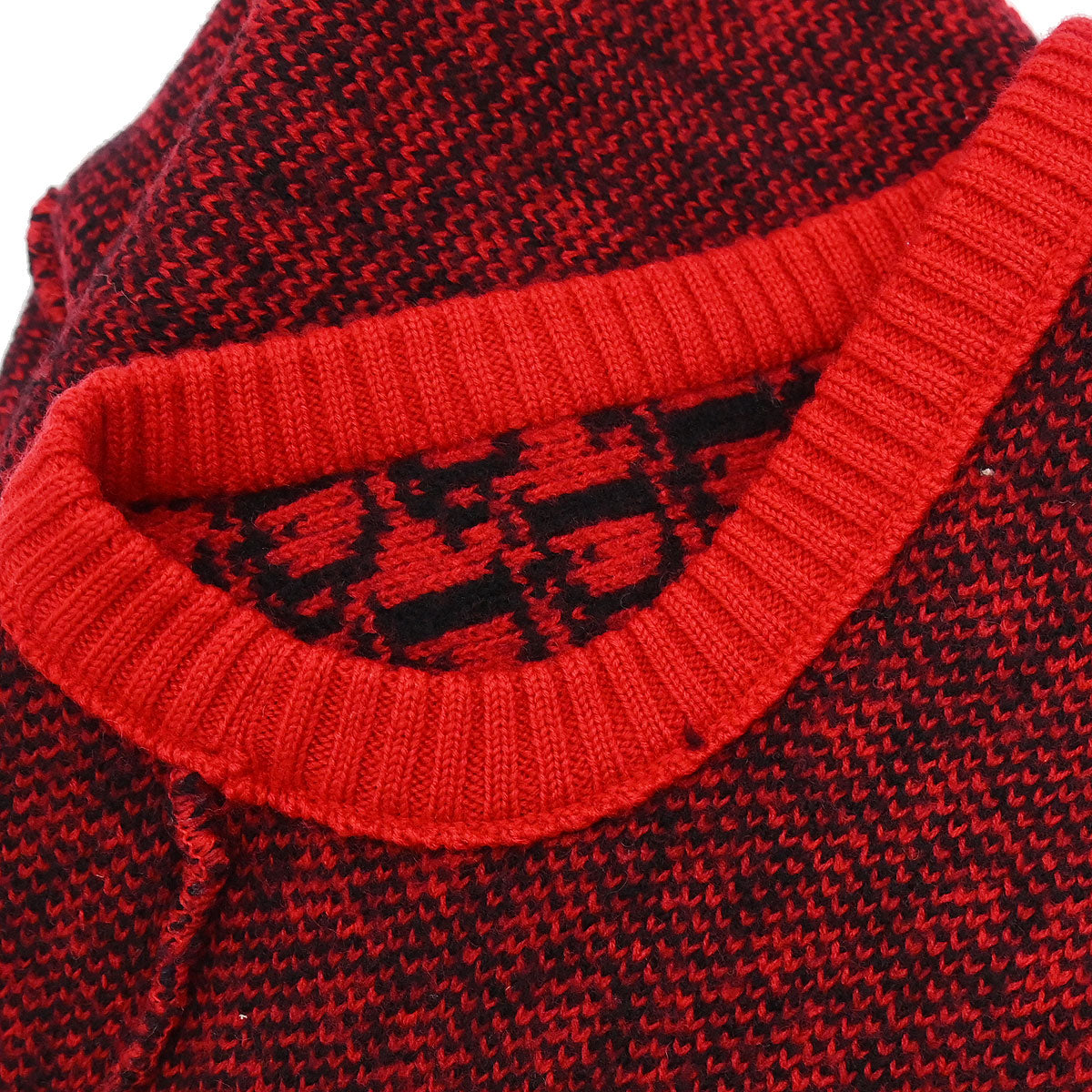 Christian Dior Vest Sweater Trotter Red #L