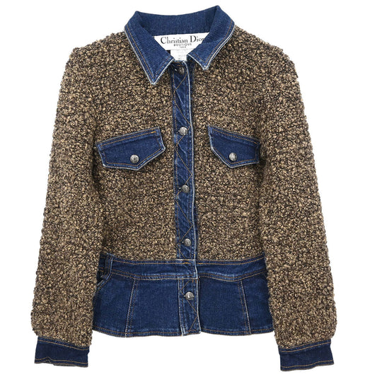 Christian Dior 2005 Single Breasted Jacket Brown #38