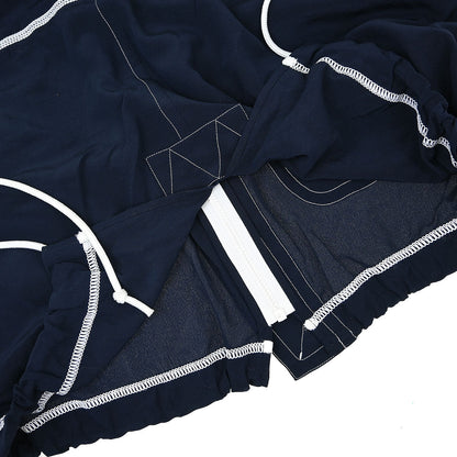 Chanel 2012 Single Breasted Zip Up Jacket Navy #38