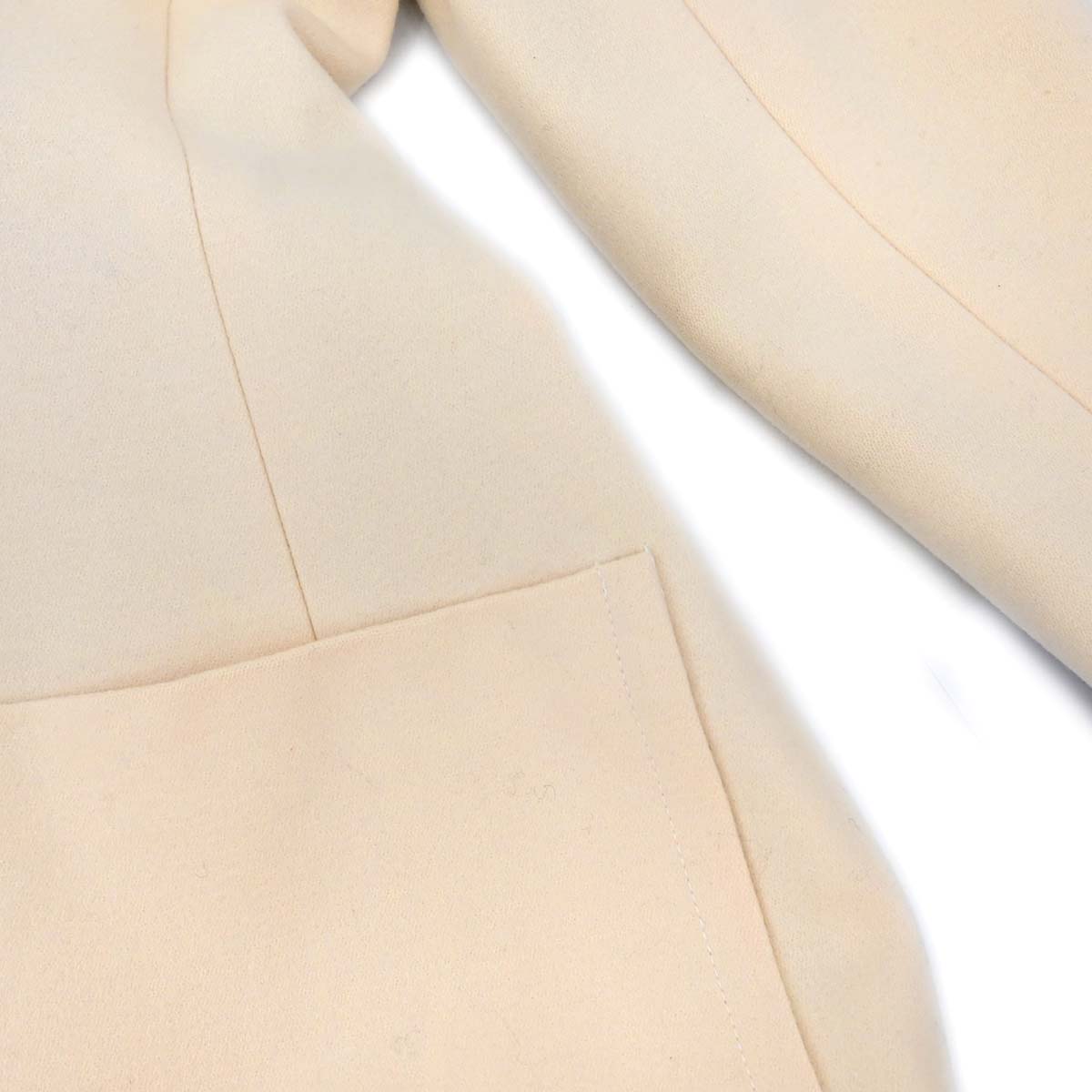 Chanel 2006 Hooded Duffel Coat Ivory #36