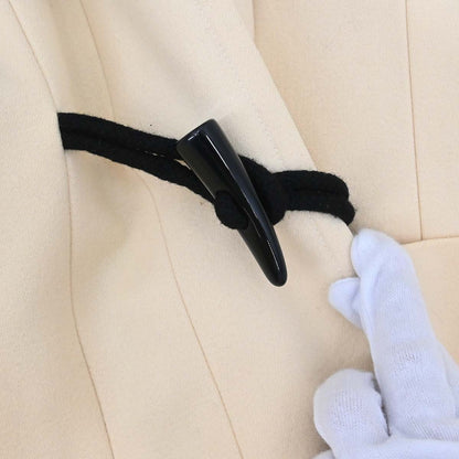 Chanel 2006 Hooded Duffel Coat Ivory #36