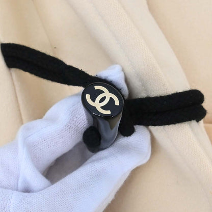 Chanel 2006 Hooded Duffel Coat Ivory #36