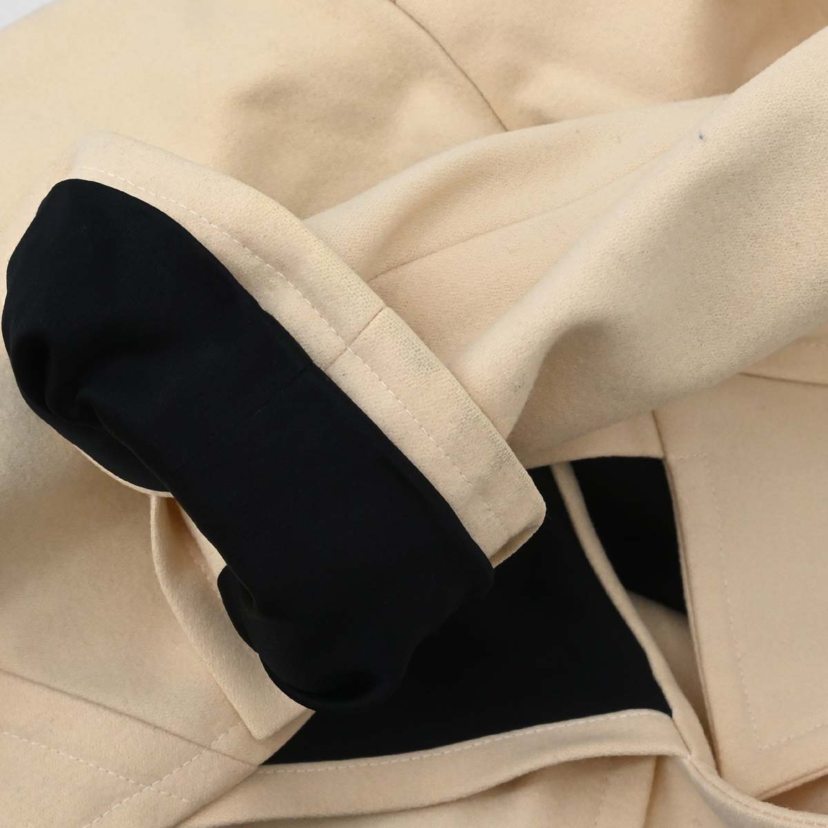Chanel 2006 Hooded Duffel Coat Ivory #36