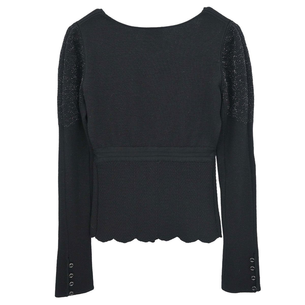 Chanel 2006 Sweater Top Black #34