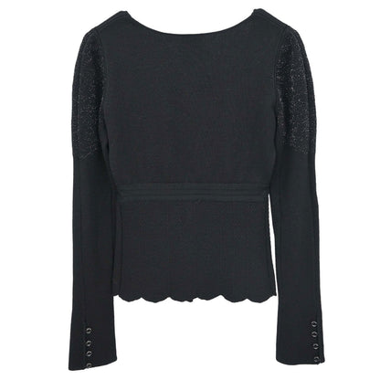 Chanel 2006 Sweater Top Black #34