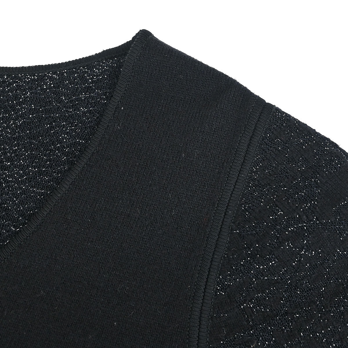 Chanel 2006 Sweater Top Black #34