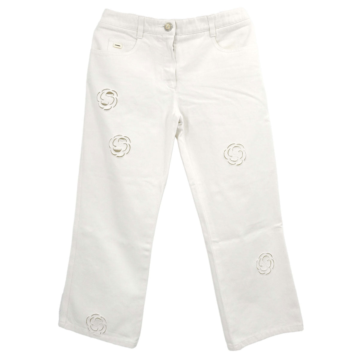Chanel 2003 Long Pants White #38