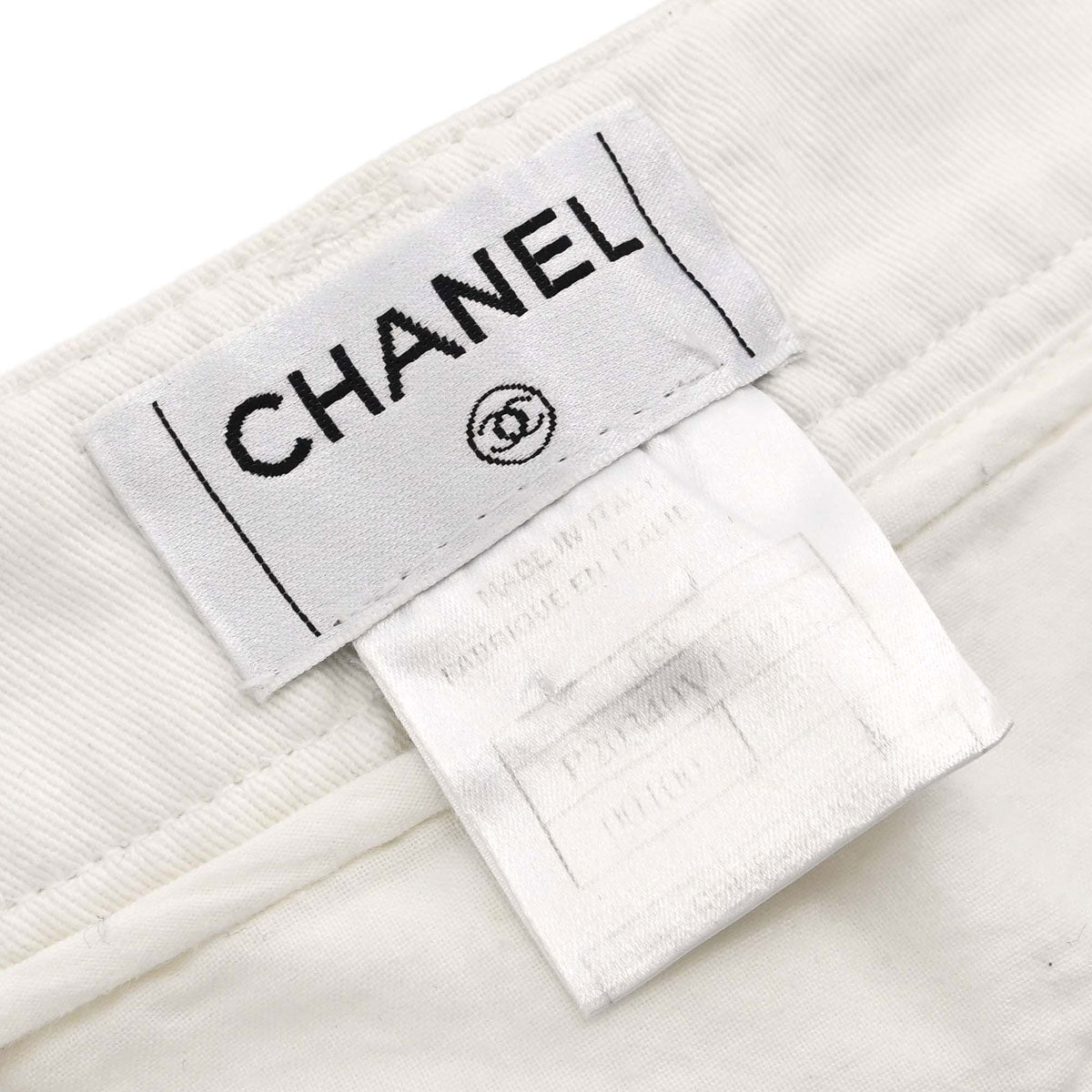 Chanel 2003 Long Pants White #38