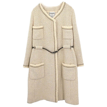 Chanel 2000 Coat Beige #42