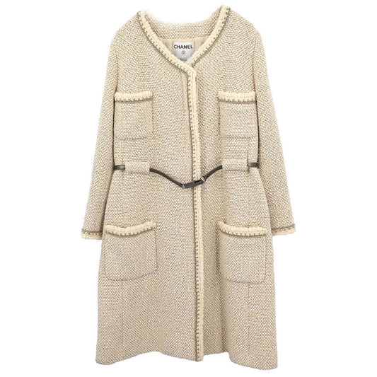 Chanel 2000 Coat Beige #42
