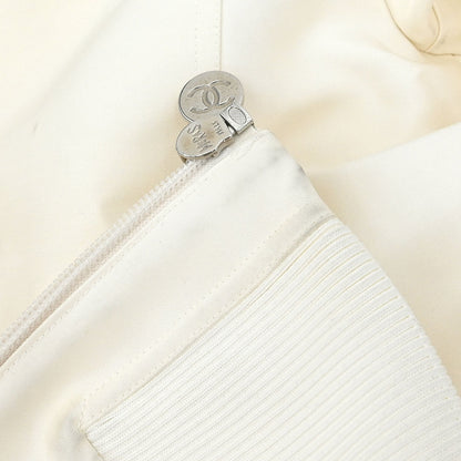 Chanel 2017-2018 Zip Up Jacket White #36